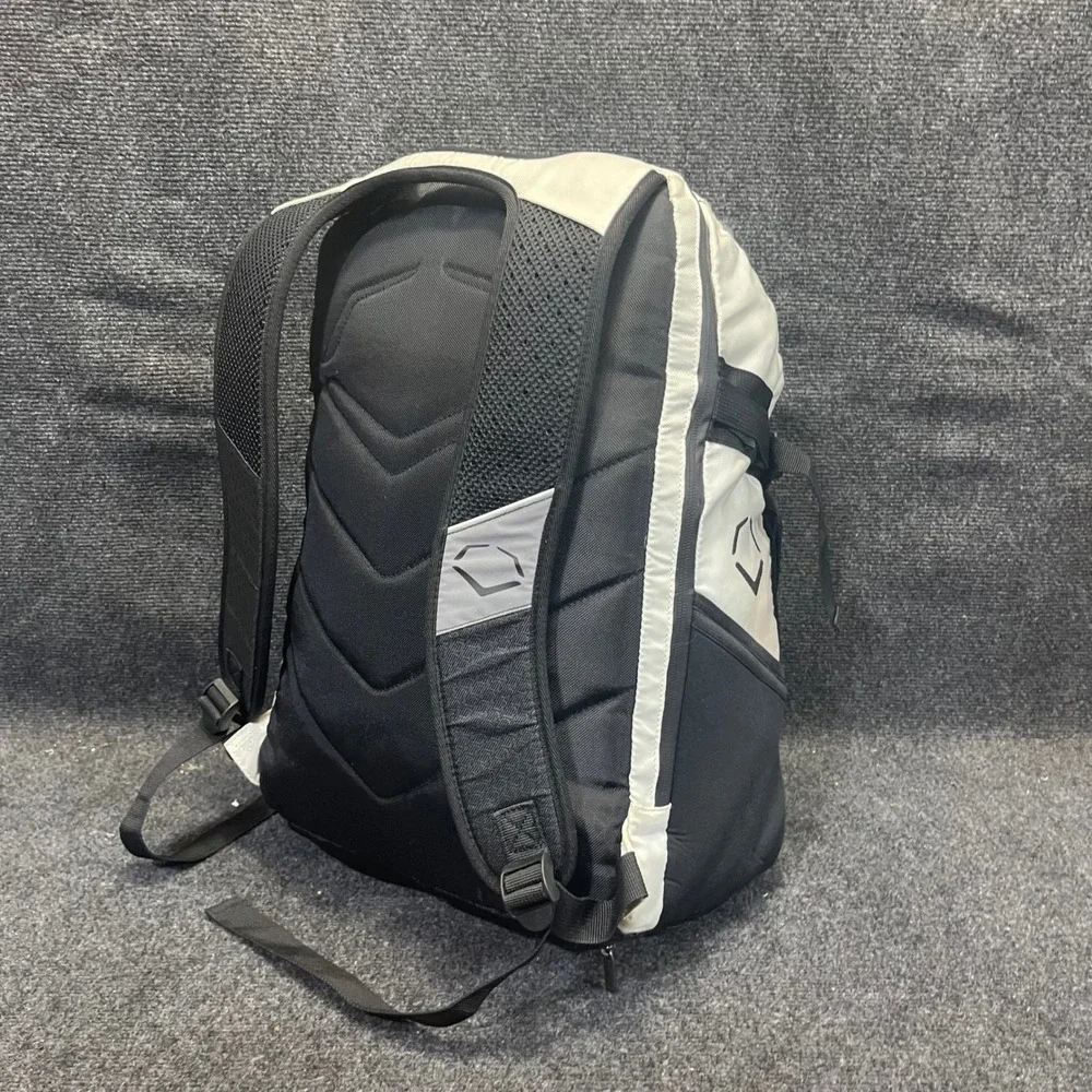 EvoShield WTV9100 Grandstand Bat Pack Baseball Softball Backpack Bag White Black
